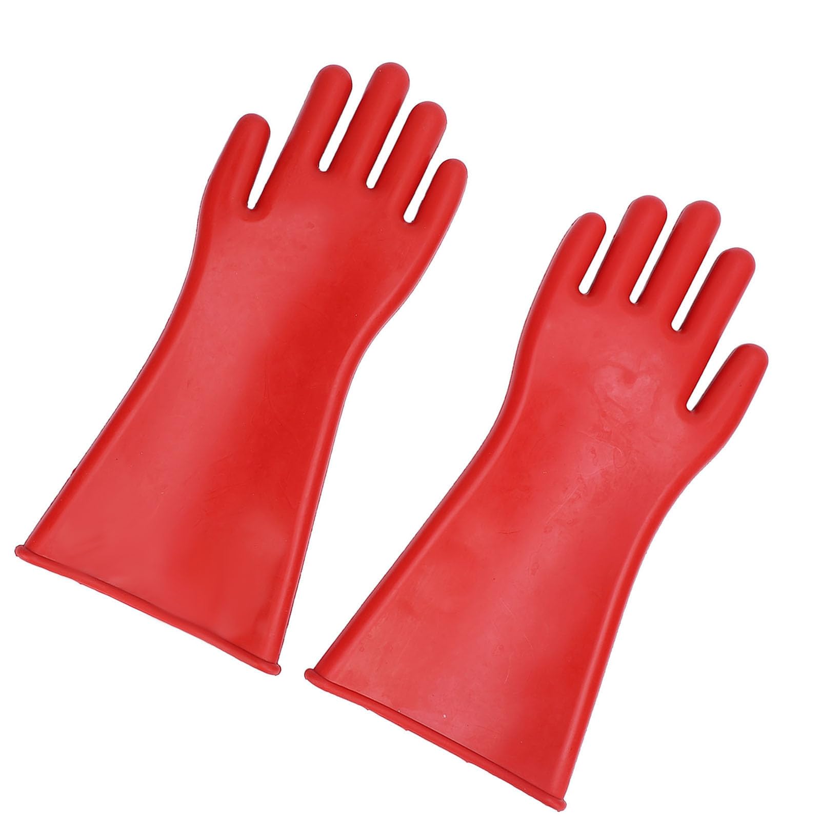 Guantes aislantes de goma de 12000 V Clase 2 con puño enrollado de 1,8 mm Jeffergarden