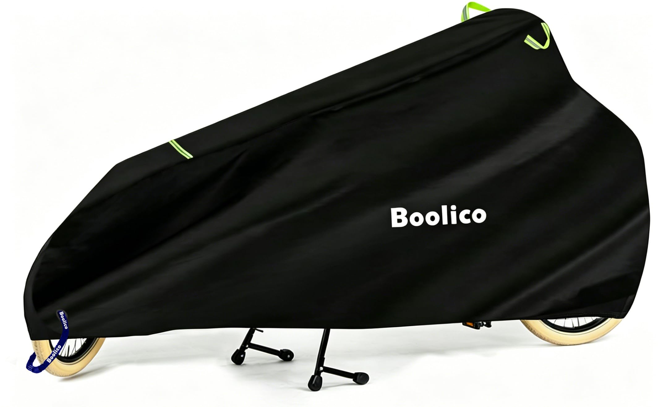 Housse de protection pour roue de charge 420D Oxford - Imperméable - Extra longue - Housse de protection pour vélo Cargo Bike à une voie - Bâche de protection pliable - Double couture