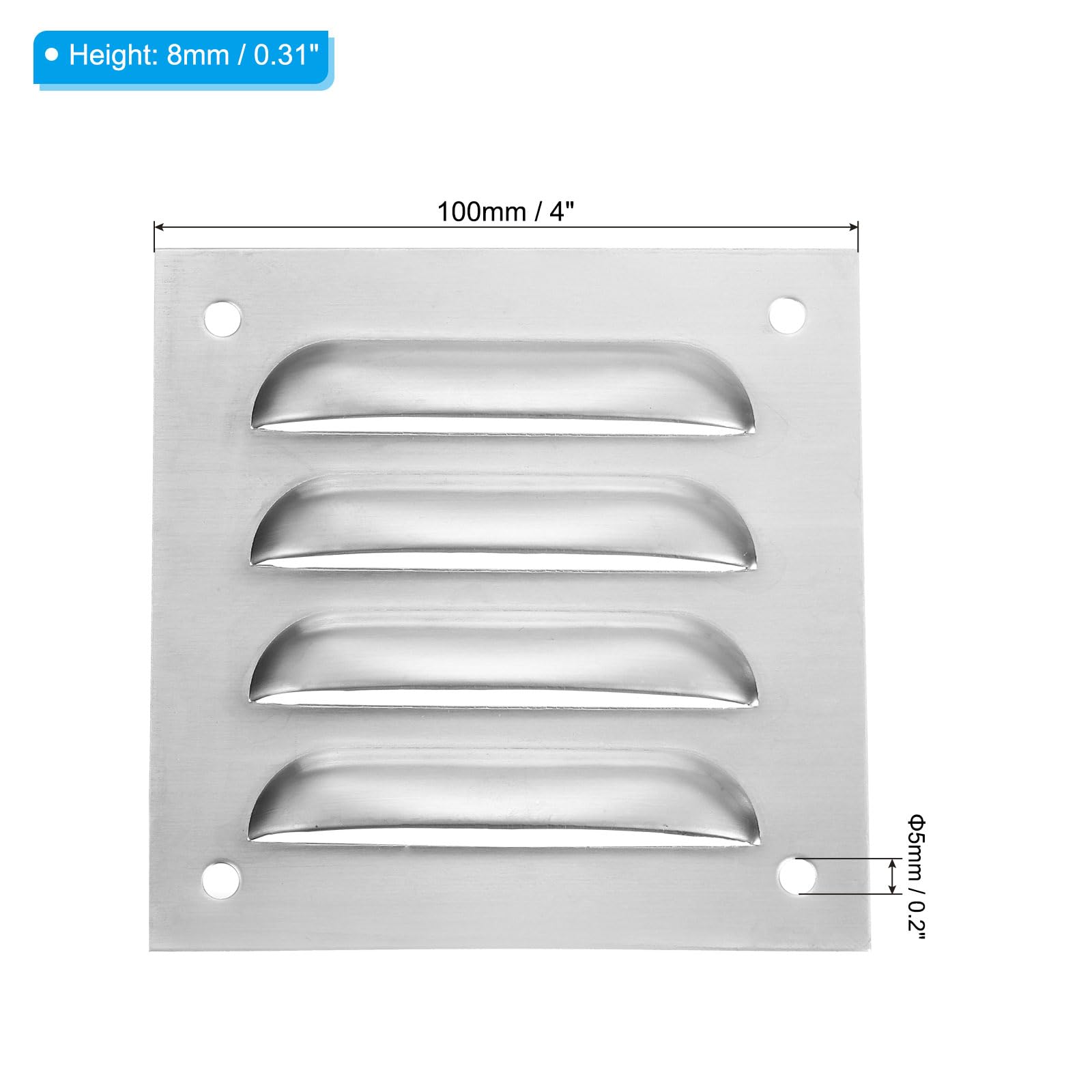 PATIKIL 4 x 4 Inch Vent Cover - Image 2