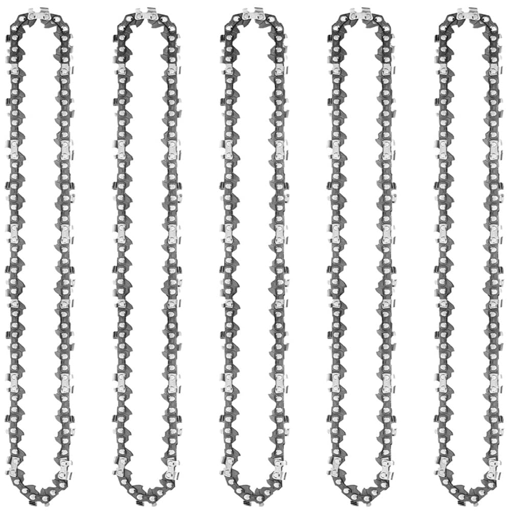 Joycabin 5 cadenas de sierra de 30,5 cm con 45 eslabones de transmisión motosierra LP de 3/8 pulgadas, cadena de repuesto