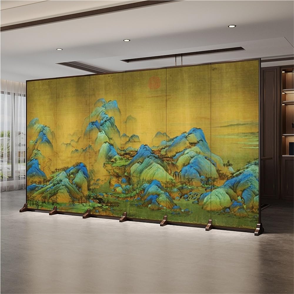 Room dividers Paravent de Paysage sur Pied, décoration Salon, Maison, Mur d'arrière-Plan, Porche, Bureau, thé, siège rétro