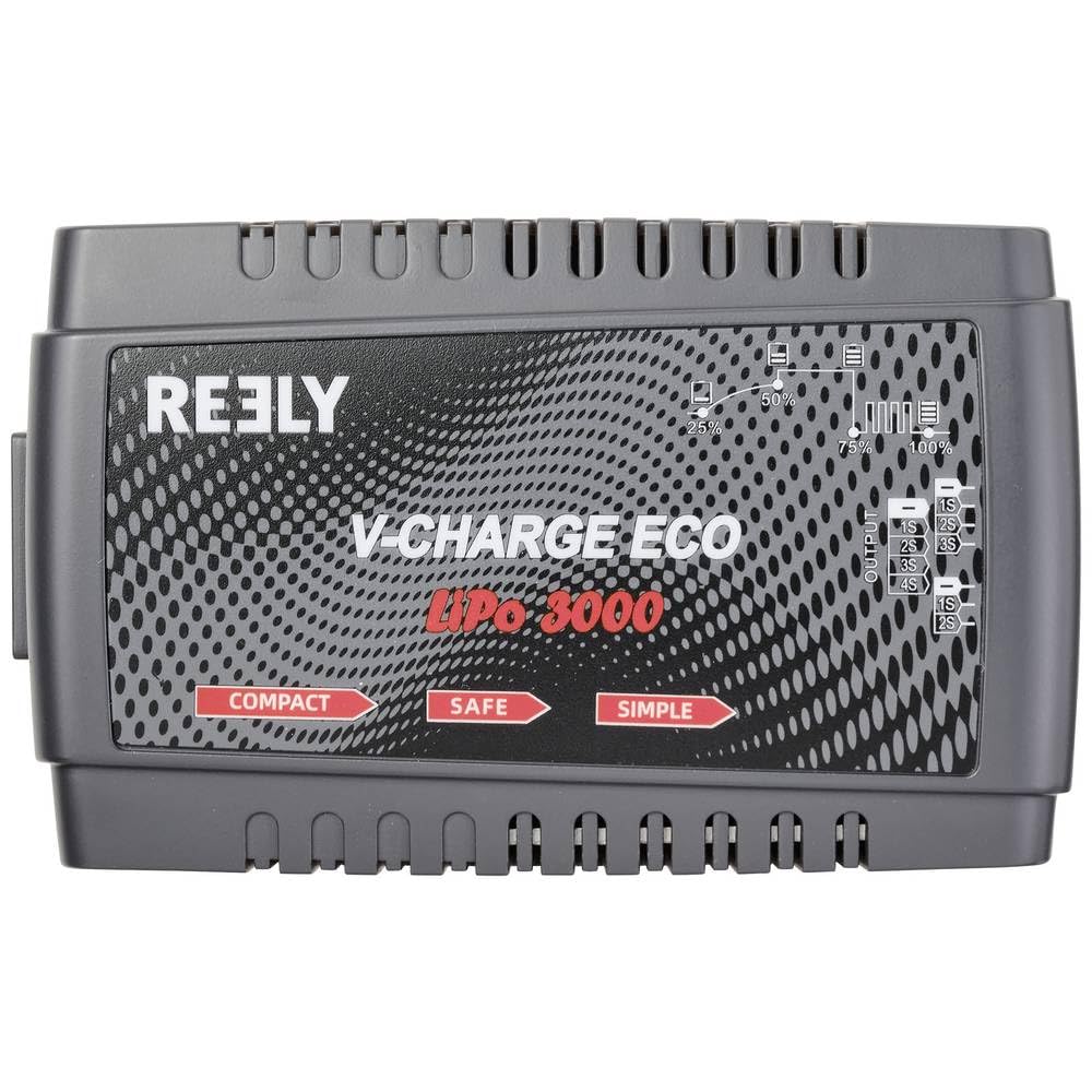 Reely V-CHARGE ECO LiPo 3000 Ładowarka do modeli 230 V 3 A Li-polimer
