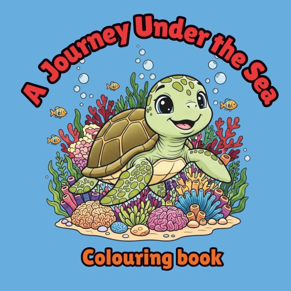 A journey under the Sea: A colouring book