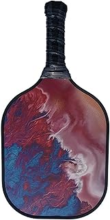 Pickleball Paddle,Lightweight Fiberglass Face Pickleball Racket,Honeycomb Composite Core Paddles,Pickleball Paddle with Cushion Comfort Grip,Low Edge Guard Pickleball Paddle