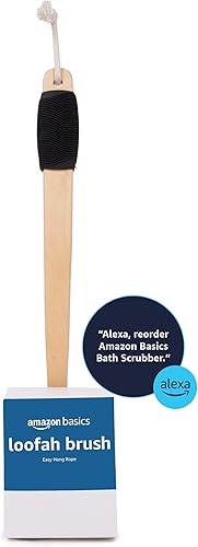 Miniatura 5 de Tienda Basics Cepillo de lufa, Puf Negro, 60 G, paquete de 1