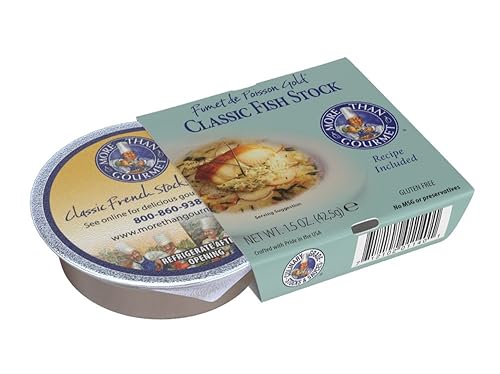 More Than Gourmet Fumet De Poisson, caldo de pescado clásico dorado, 1.5 onzas