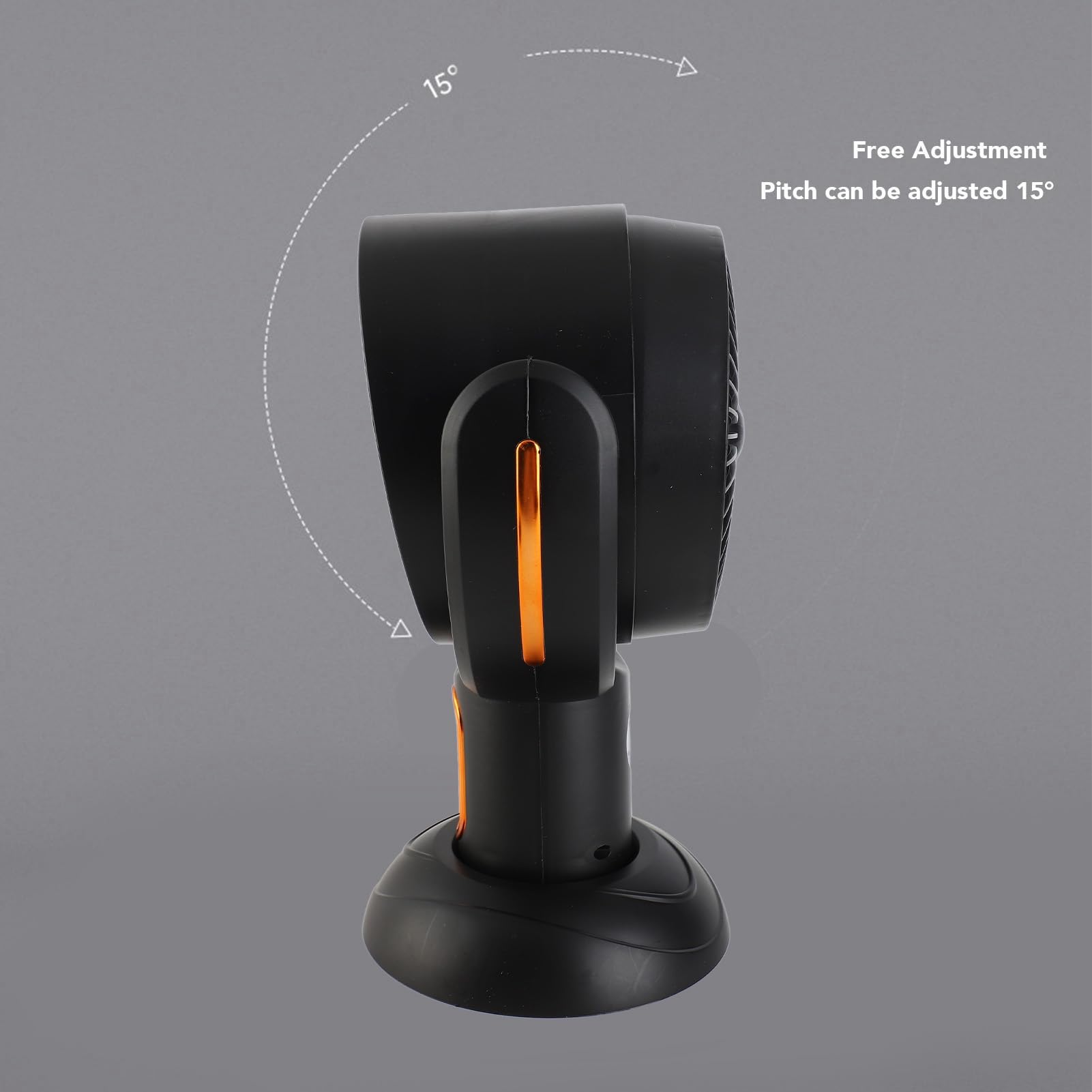 Cappa da cucina da tavolo, aspiratore da cucina portatile a ioni negativi a 2 velocità, filtro rimovibile per barbecue interno, pentola calda 5 V 8 W (Oro Nero)