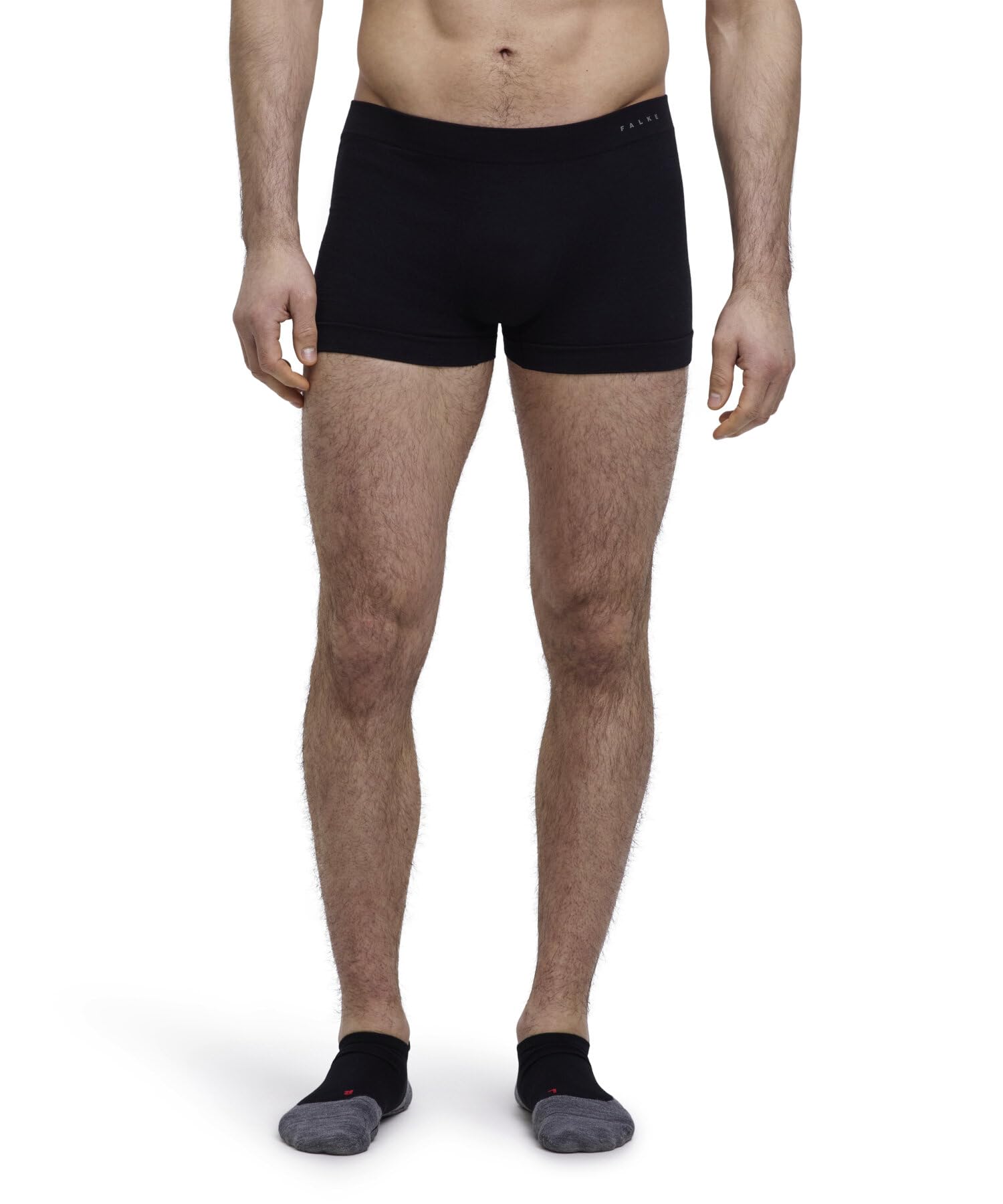 FALKE Herren Baselayer-Unterwäsche Wool-Tech Light M Bx Wolle Funktionsmaterial schnelltrocknend 1 Stück, Schwarz Black 3000-O, XXL