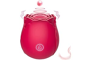 Captivating Birthday Surprise: Rose-Red Vibrator for Intimate Moments
