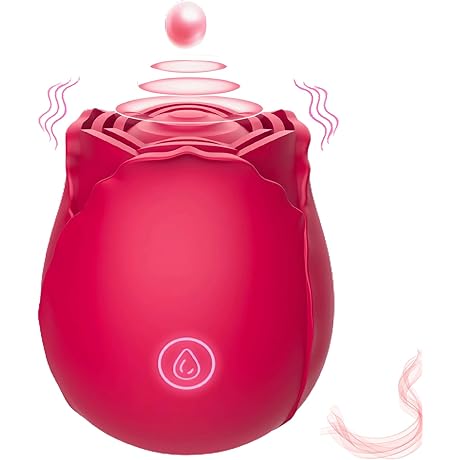 Captivating Birthday Surprise: Rose-Red Vibrator for Intimate Moments