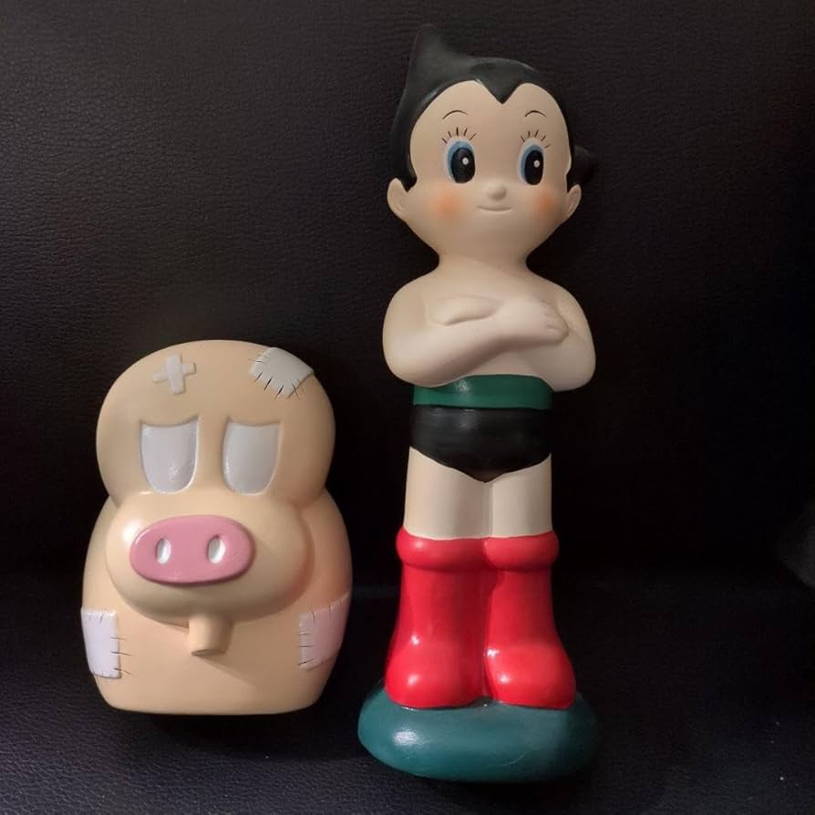 Amazon.co.jp: 鉄腕アトム＆ヒョウタンツギ 貯金箱2体セット