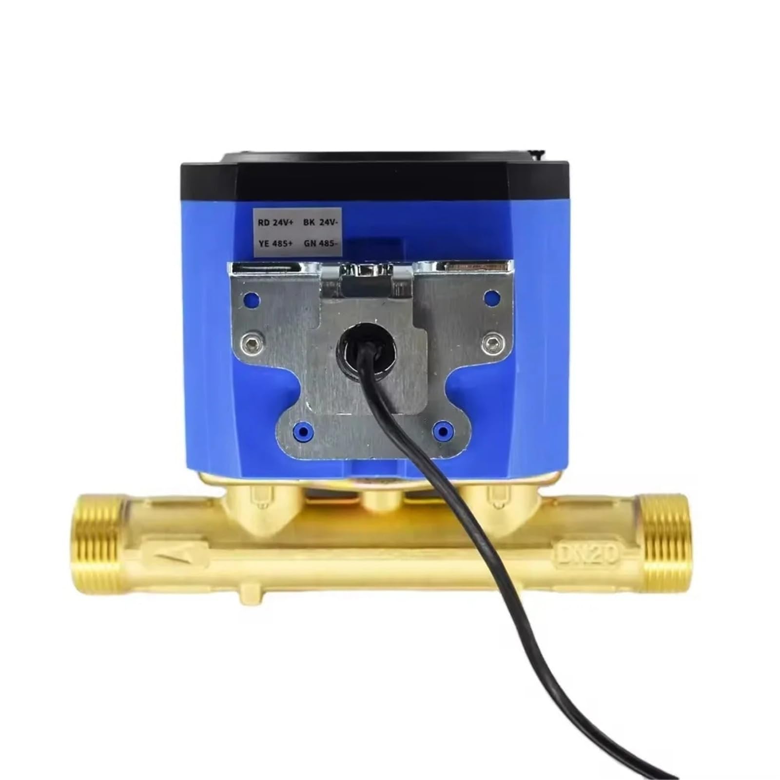 Caudalímetro, DN15 DN20 DN25 DN32 DN40 Medidor de flujo agua ultrasónico Conexión roscada IP68 RS485 MODBUS Flujo