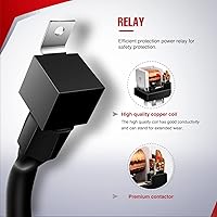 Vista 5 de Nilight 10018W 14AWG Kit de arnés de cableado con conector DT Barra de 12V, interruptor de encendido y apagado, relé de potencia, fusible de hoja