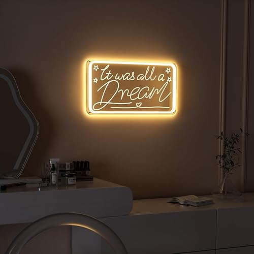 Miniatura 5 de Letreros de neón para decoración de pared, letreros de luz de neón para dormitorio, club, oficina, hotel, cafetería, luces de neón de ensueño, boda,