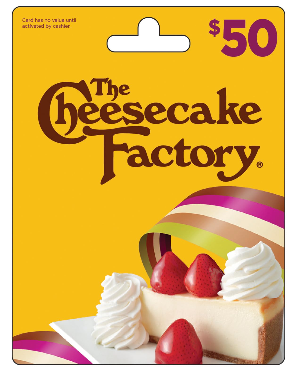 Cheesecake Factory The Physical Gift Card