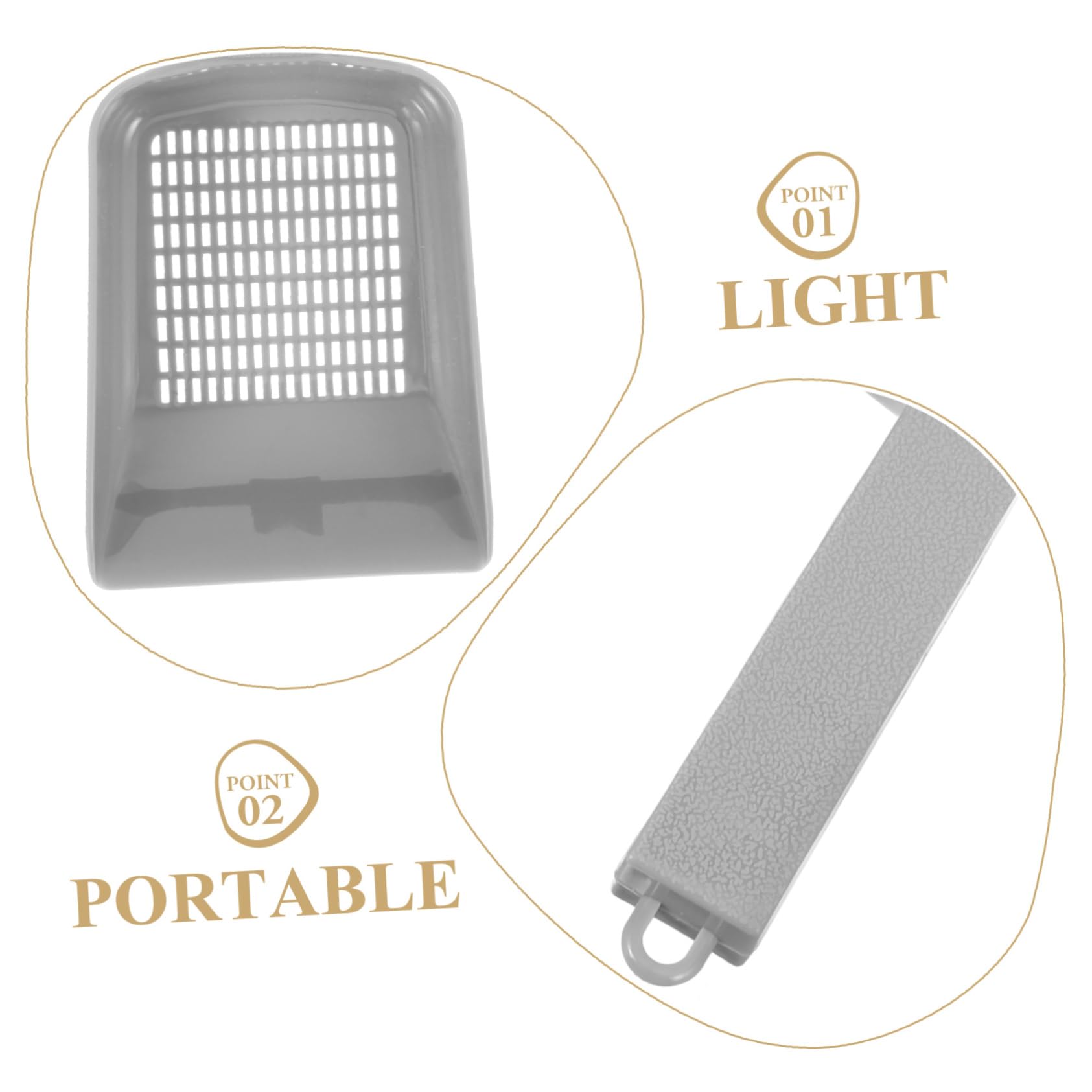 BESPORTBLE 3pcs Aquarium Sediment Cleaning Shovel Tank Bottom Scoop for Fish Tank Cleaning Tools