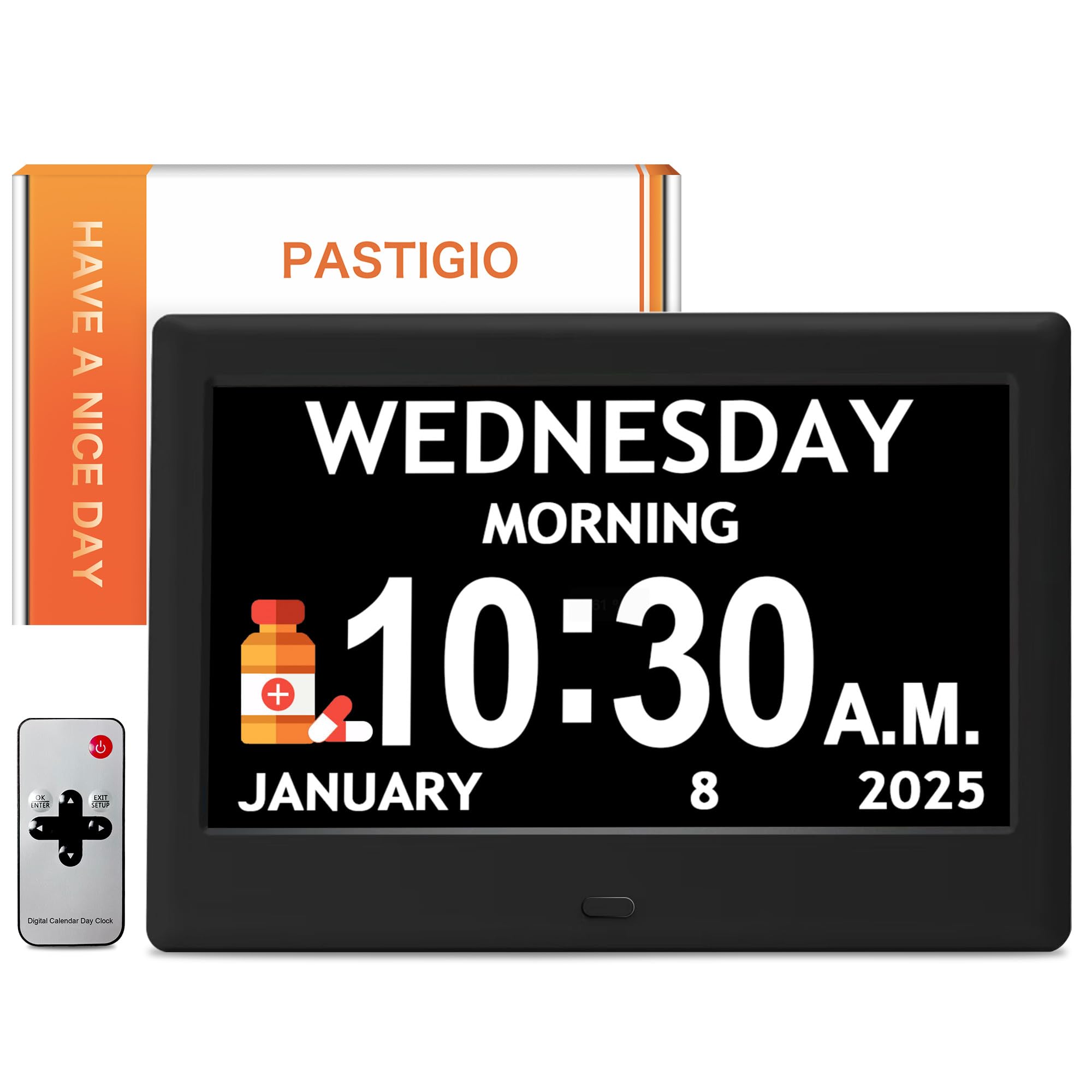 Amazon.com: 2025 NEW, Digital Clocks, 7'' Dementia Clock with Date