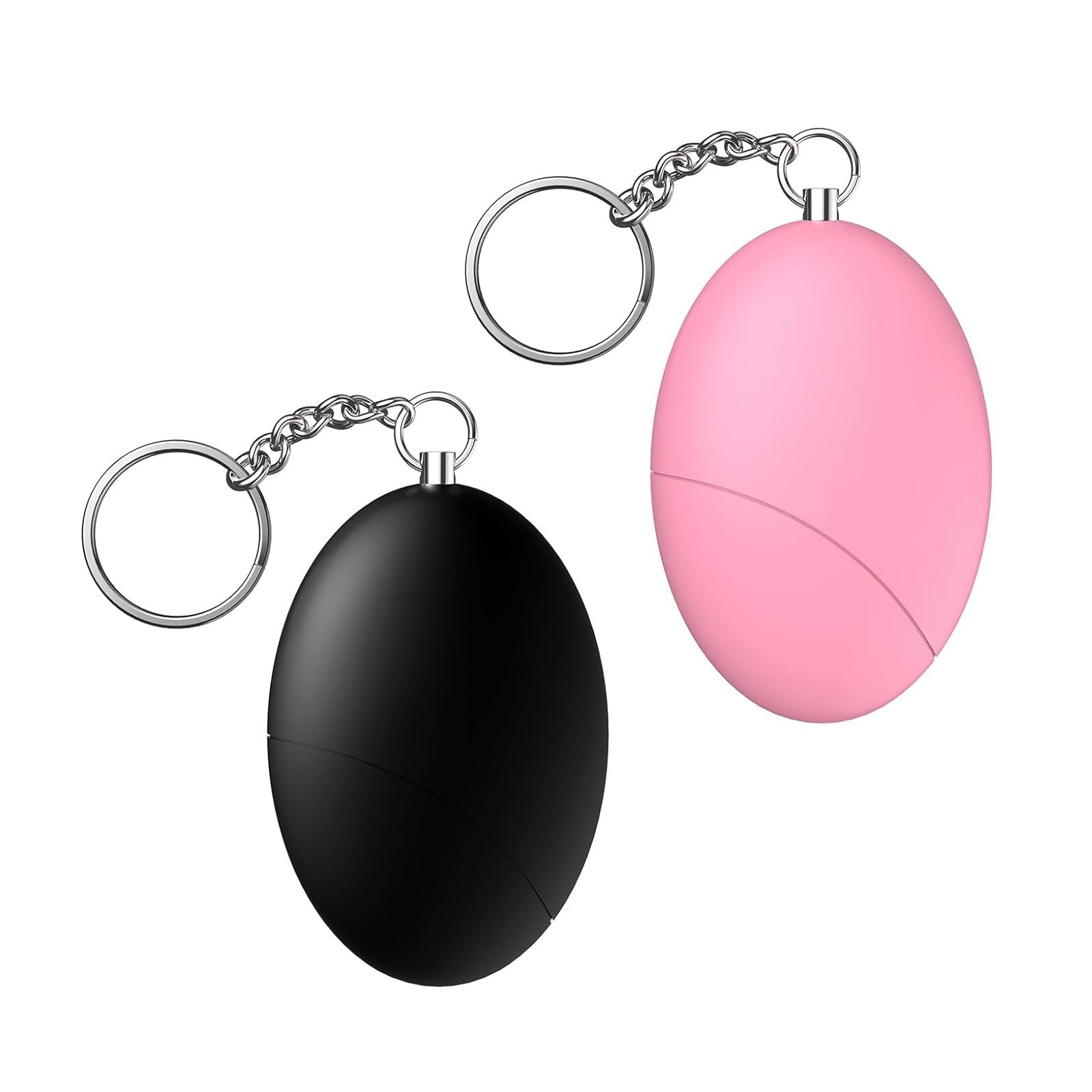 Olivvia Women's Black,Pink Personal Alarms For 2 Pack 120Db Loud Personal Safety Alarm Keychain, Small Emergency Security Alarm With Keyring, Portable Protection Device For Girls Kids Elderly Dog Walkers