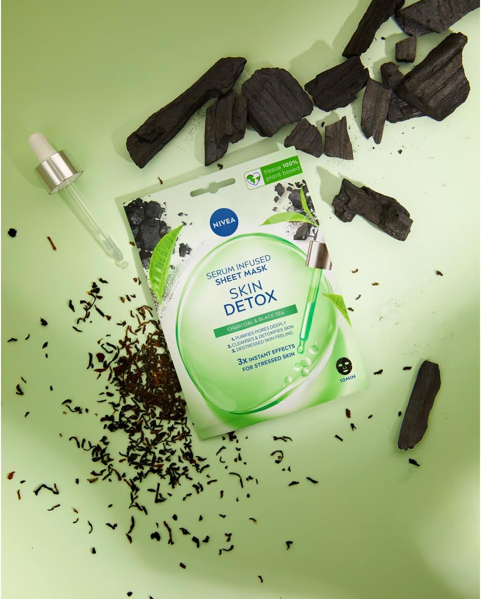 Nivea Skin Detox Masker met detox Serum, 1 stuk