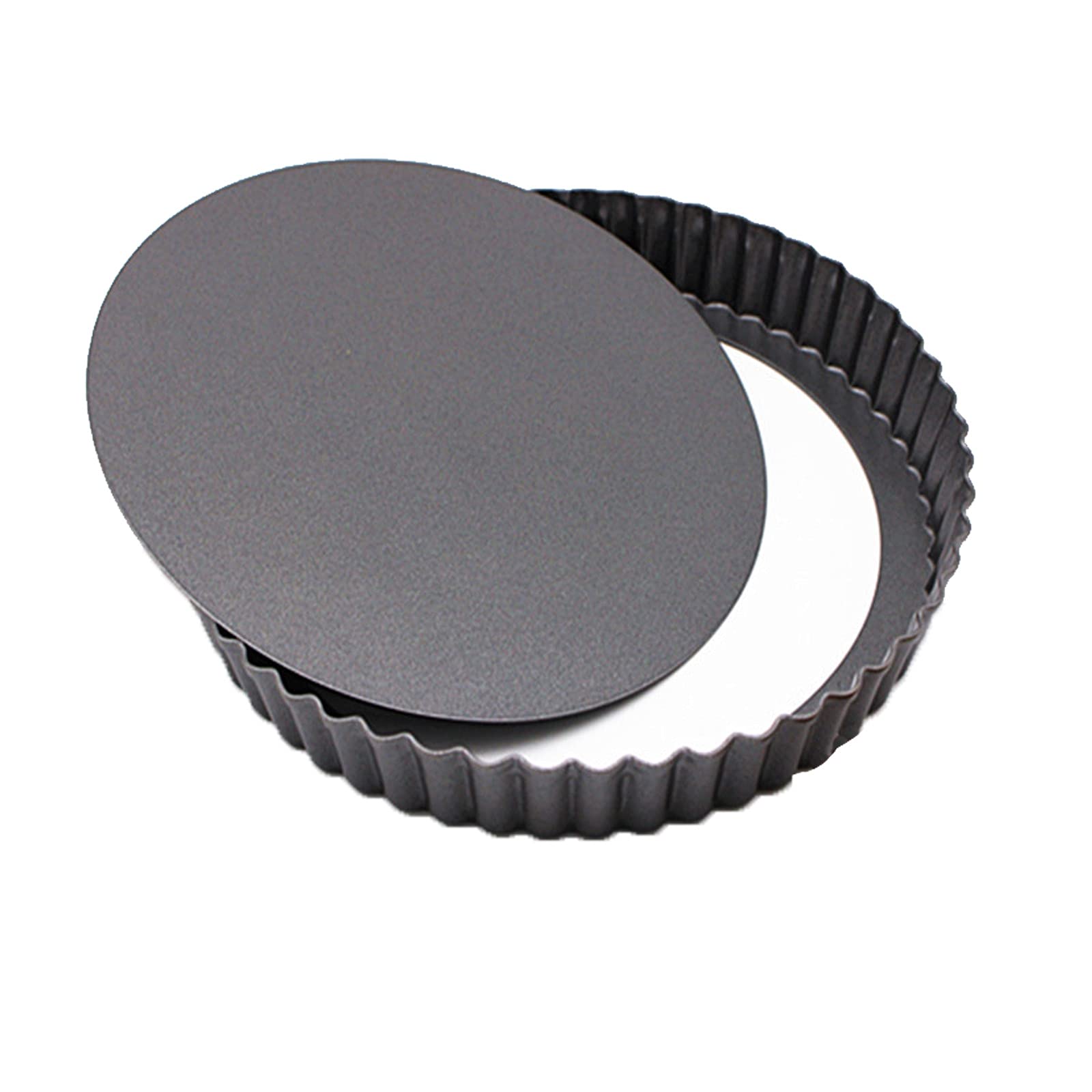 Baking Pans Nonstick Bakeware Pizza Pans Steel Perforated Pizza Pan Stones Premium Non-Stick Bakeware Pizza Pan for OvenRound Pizza Crisper Pan Pizza Tray (Black, size4)