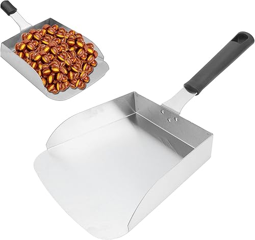 Miniatura 6 de Espátula grande para parrilla, cuchara blackstone, parrilla de acero inoxidable para mover alimentos, espátula de hamburguesa para salteado y motriz