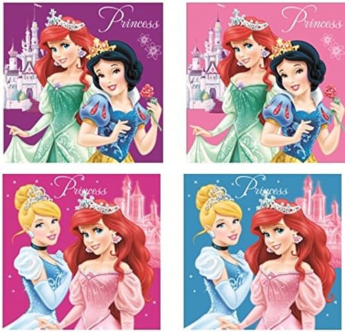 Disney Princess Wash Cloth – Soap Soap Cloth 30 x 30 cm (Pack of 4)