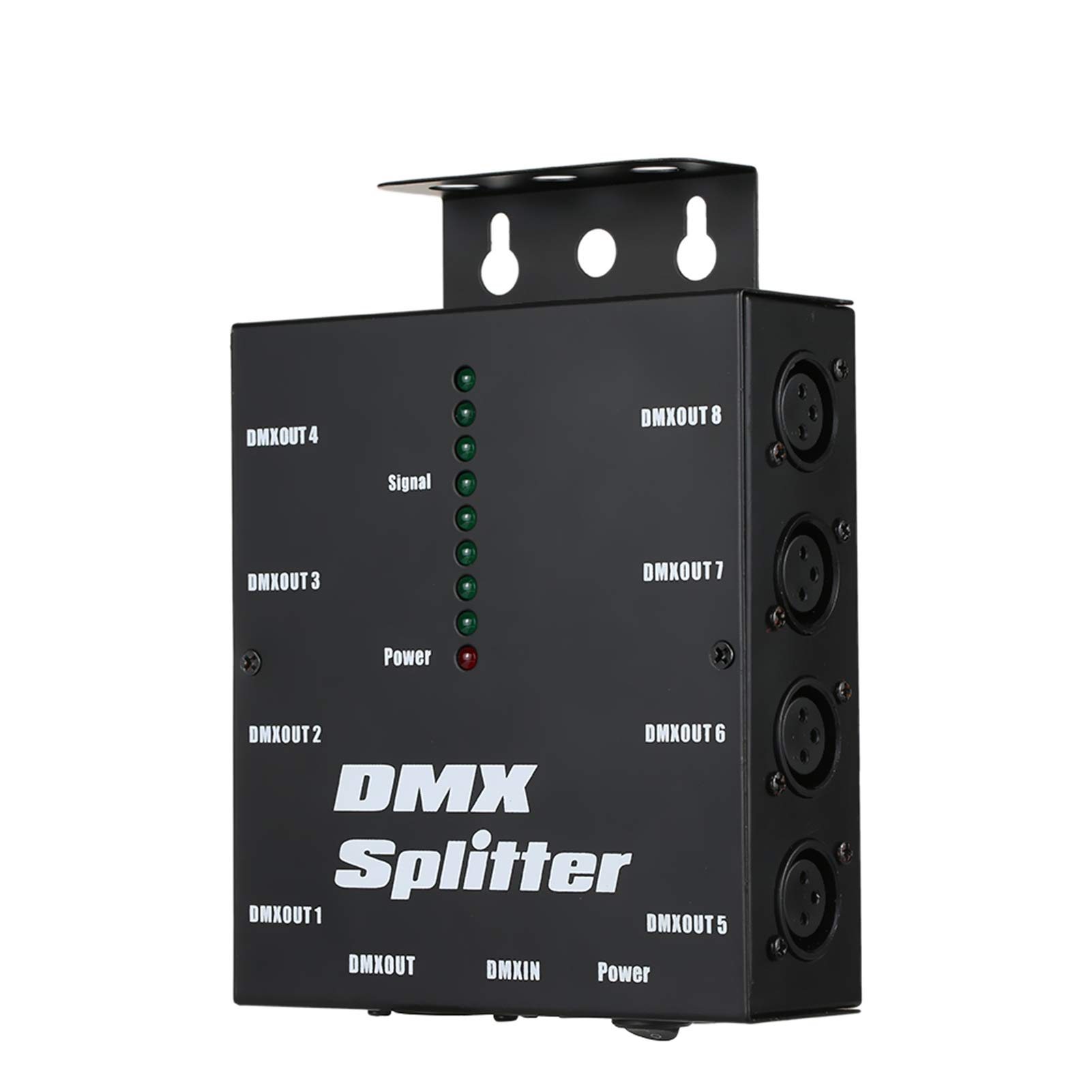 Splitteur optique DMX512 amplificateur de distribution 8 canaux pour fête spectacle DJ club disco KTV éclairage scène signal avec protection par isolement dispositifs d