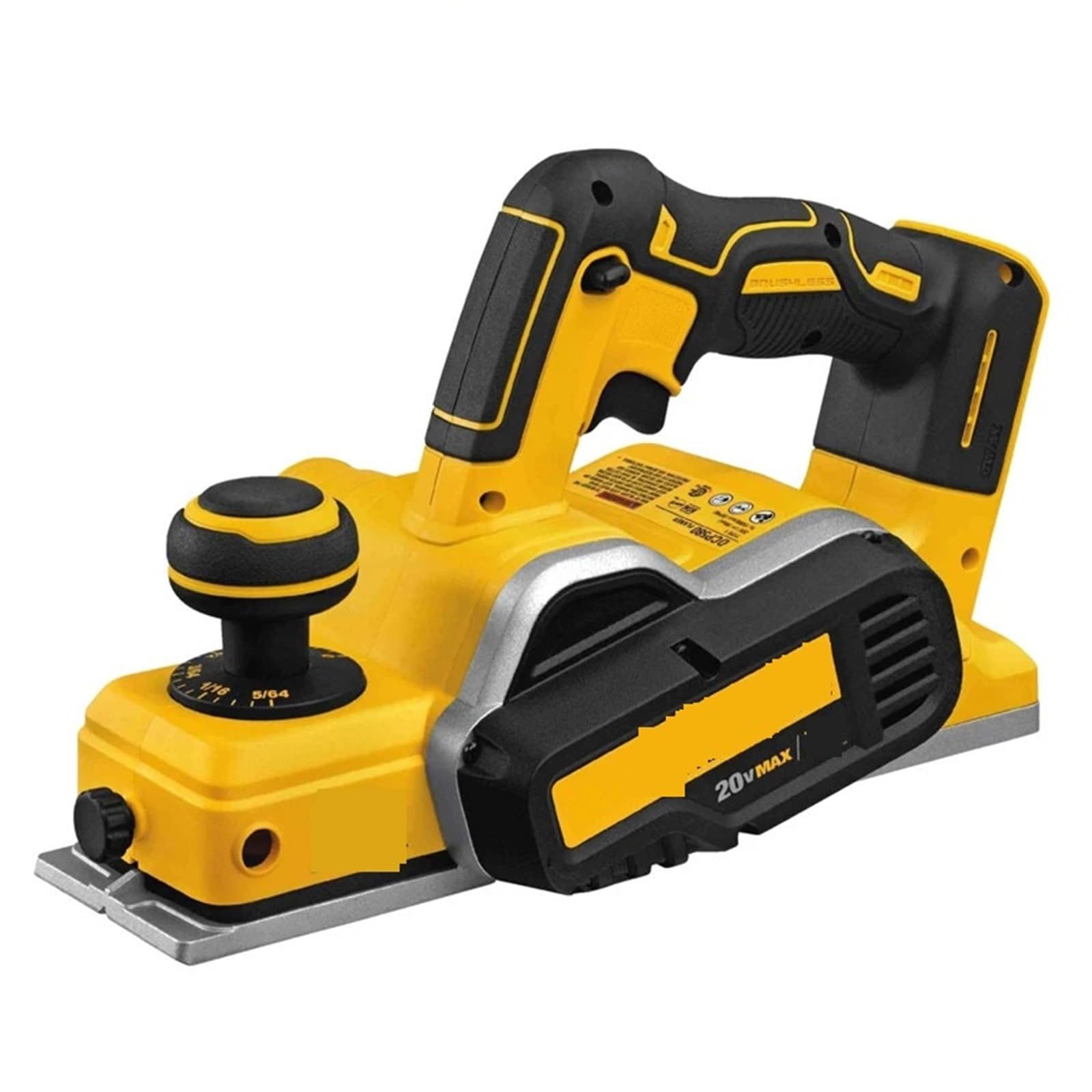Seveqis One Color Planer, Cordless Planer Brushless Motor Electric Router Trimmer Wood Cutting Machine Power Tools