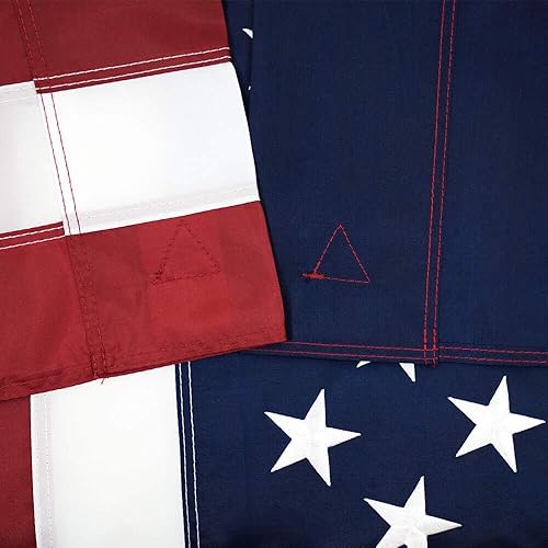 Miniatura 2 de Founding Fathers Flags Bandera estadounidense de Estados Unidos para el hogar, pancarta bordada de 50 estrellas y rayas, 3 x 5 pies, bandera