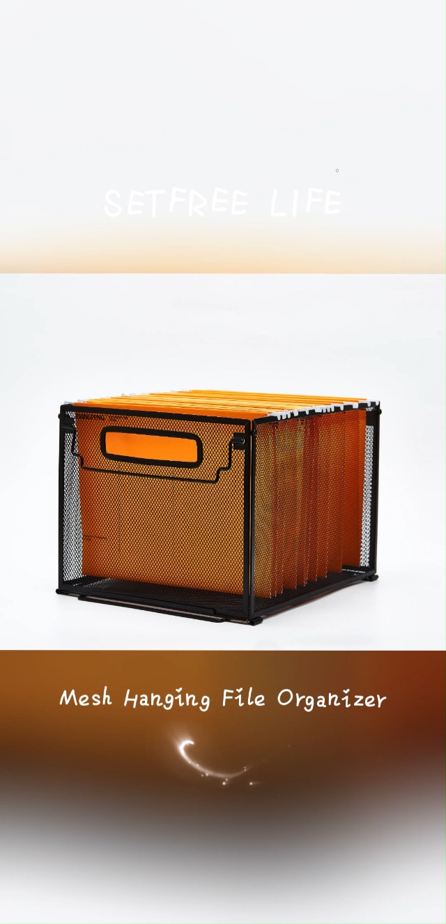 ProAid Mesh Hanging File Organizer, Metal Letter Burkina Faso