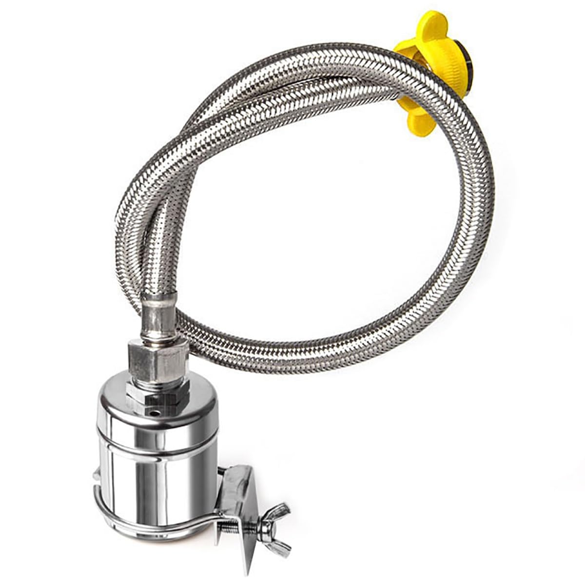 Valvola a sfera, Valvola galleggiante da 1/2"+tubo intrecciato da 60 cm+interruttore valvola triangolare+morsetto di fissaggio,valvola galleggiante for riempimento automatico del serbatoio dell'acqua,
