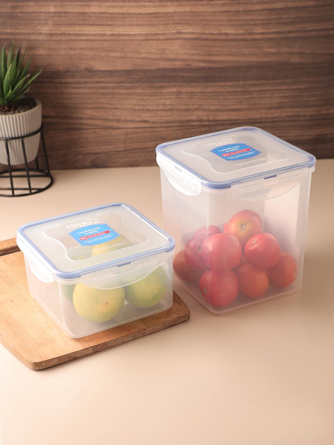 Lock & Lock Square Container Set of 3 for Fridge Storage-image-13