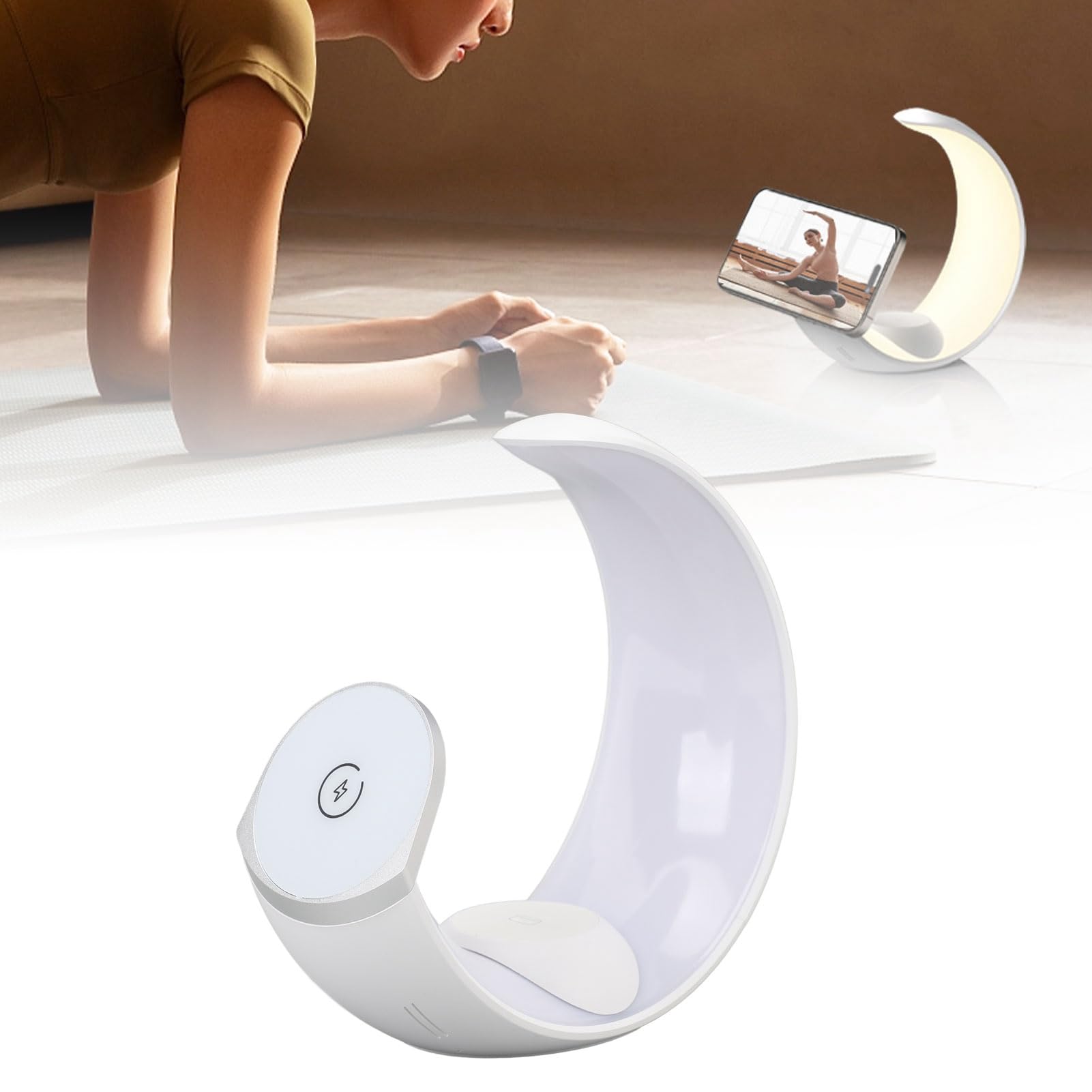 Stazione di Ricarica Wireless 4 in 1 Design Elegante con Ricarica Rapida per L'uso in Ufficio Domestico Materiale ABS