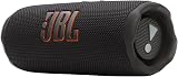 JBL Flip 7, Wireless Portable Bluetooth Speaker, 16 Hours of Playtime, IP68 Waterproof, Dustproof and Drop-Proof, JBL Pro Sound with AI Boost, Auracast Multi-Speaker Connection, Black - 1