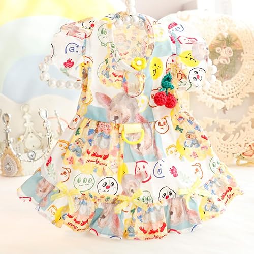 ペット服 犬の服装 レース姫チュールスカート 小型中型犬ペット犬 春夏の薄着 プリンセススカート