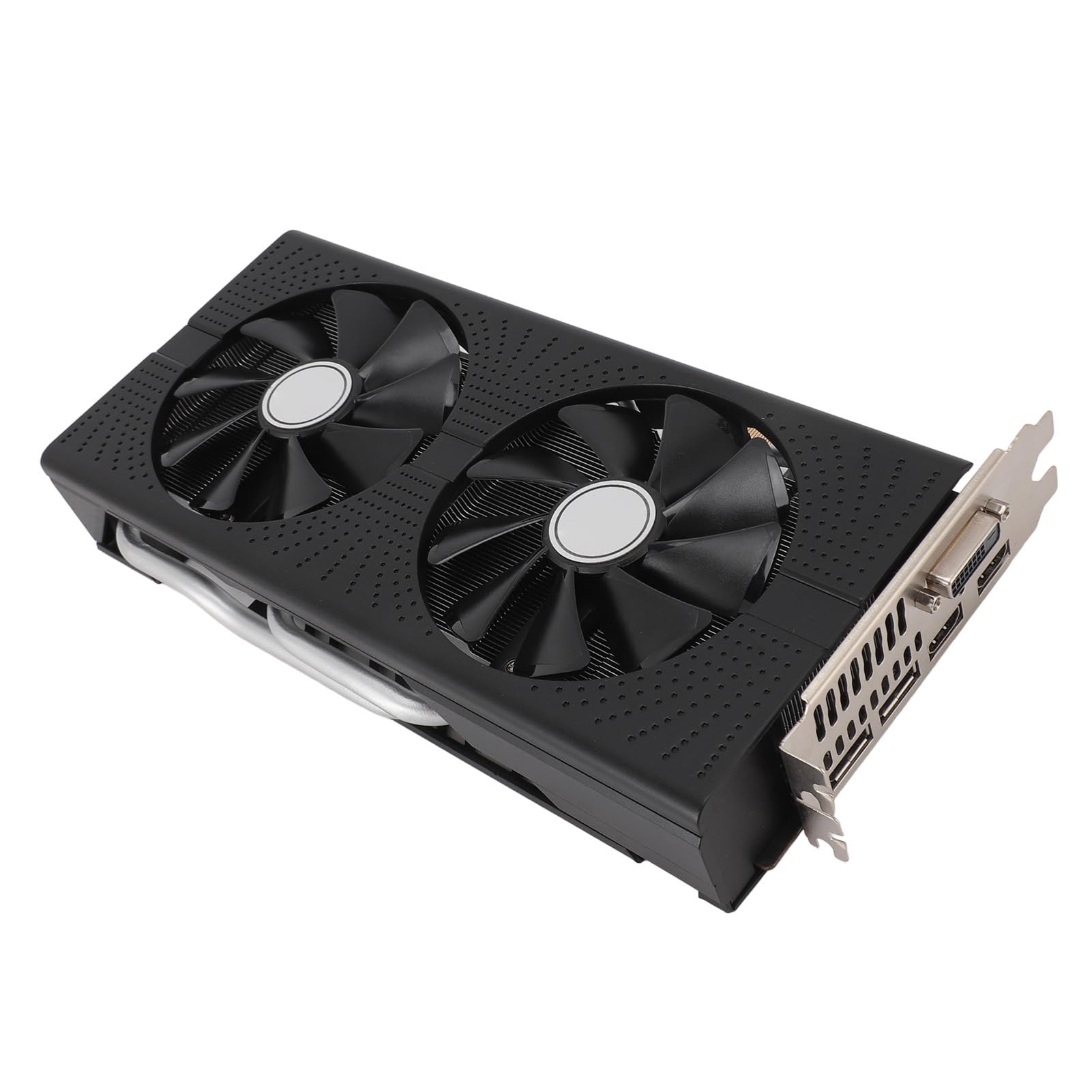 ciciglow Scheda Grafica per Giochi RX590 da 8 GB GDDR5 a 256 Bit, Frequenza 1460 MHz, Doppia Ventola di Raffreddamento, Supporto per DirectX 12, OpenGL 4.5, PCI Express 3.0 X16, per