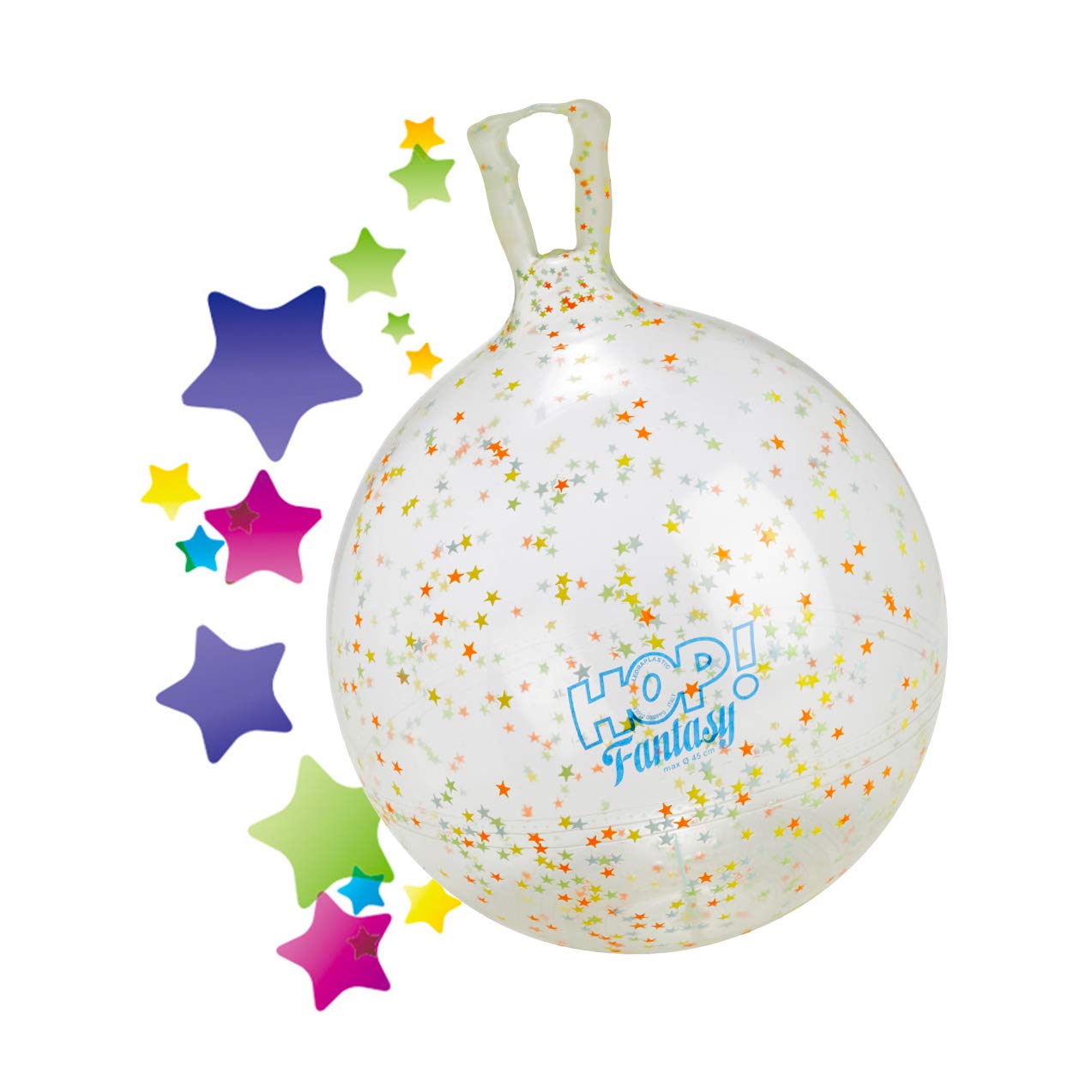GYMNIC"Hop Fantasy" Hopping Ball (Transparent)