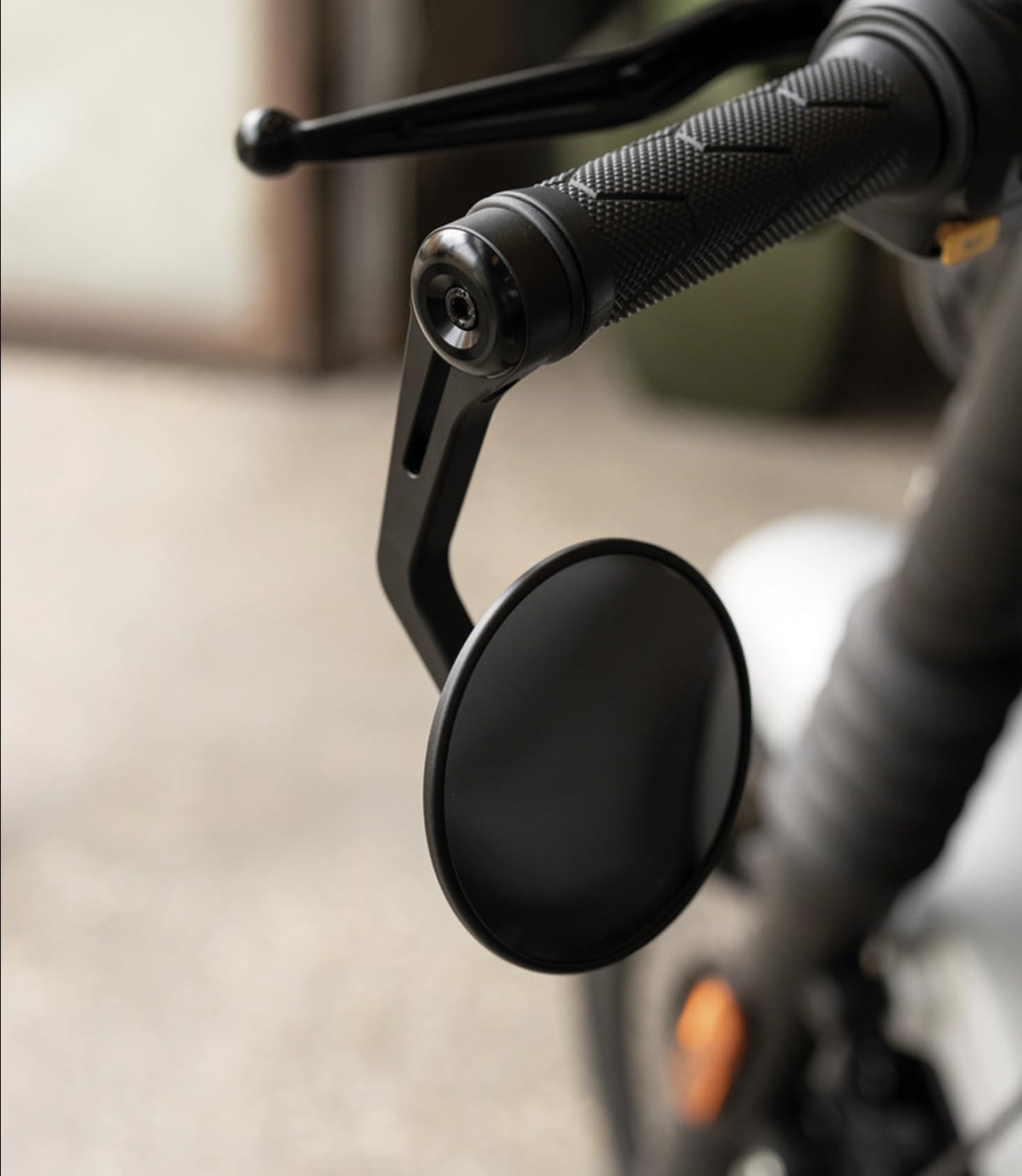 Specchietto Bar End 'ROCKER' Omologato ECE - 100mm - Cafe Twin
