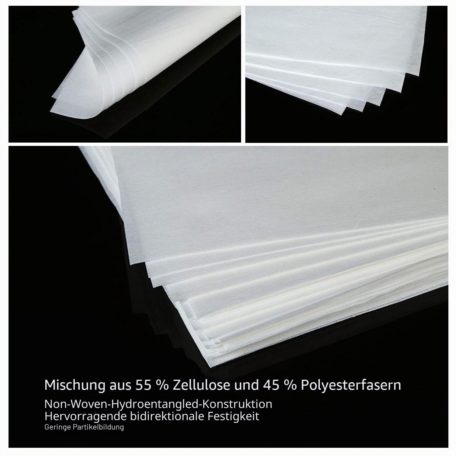 AAwipes Cleanroom Reinigungstücher, fusselfrei, 10,2 x 10,2 cm (Beutel mit 600 Stück) Zellulose/Polyester-Mischung (Klasse A, 68 g) für Labor, Elektronik, Pharmazeutik, Druck und Halbleiterindustrie