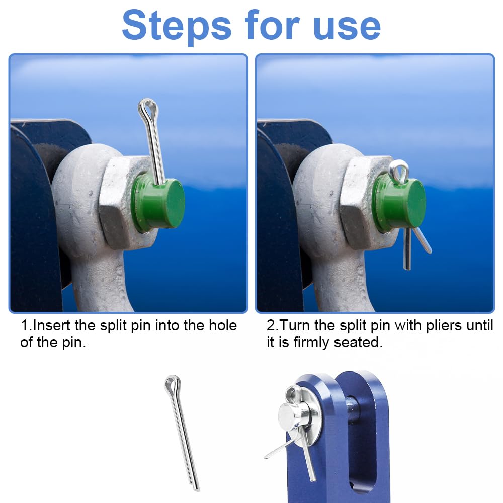 Kit 230 Coppiglie Acciaio Inox - 6 Misure M1-M5 Per Auto, Bici E Macchinari - Foto 9