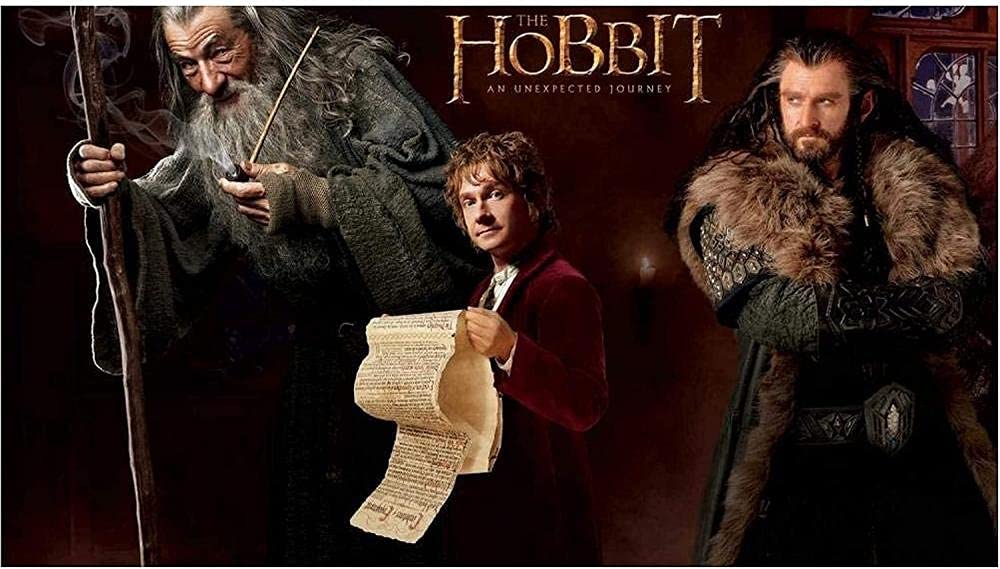 ERUZO 5D Diamond Painting Cross Stitch Jigs Movie The Hobbit Art Home Wall Decoration 50x60cm