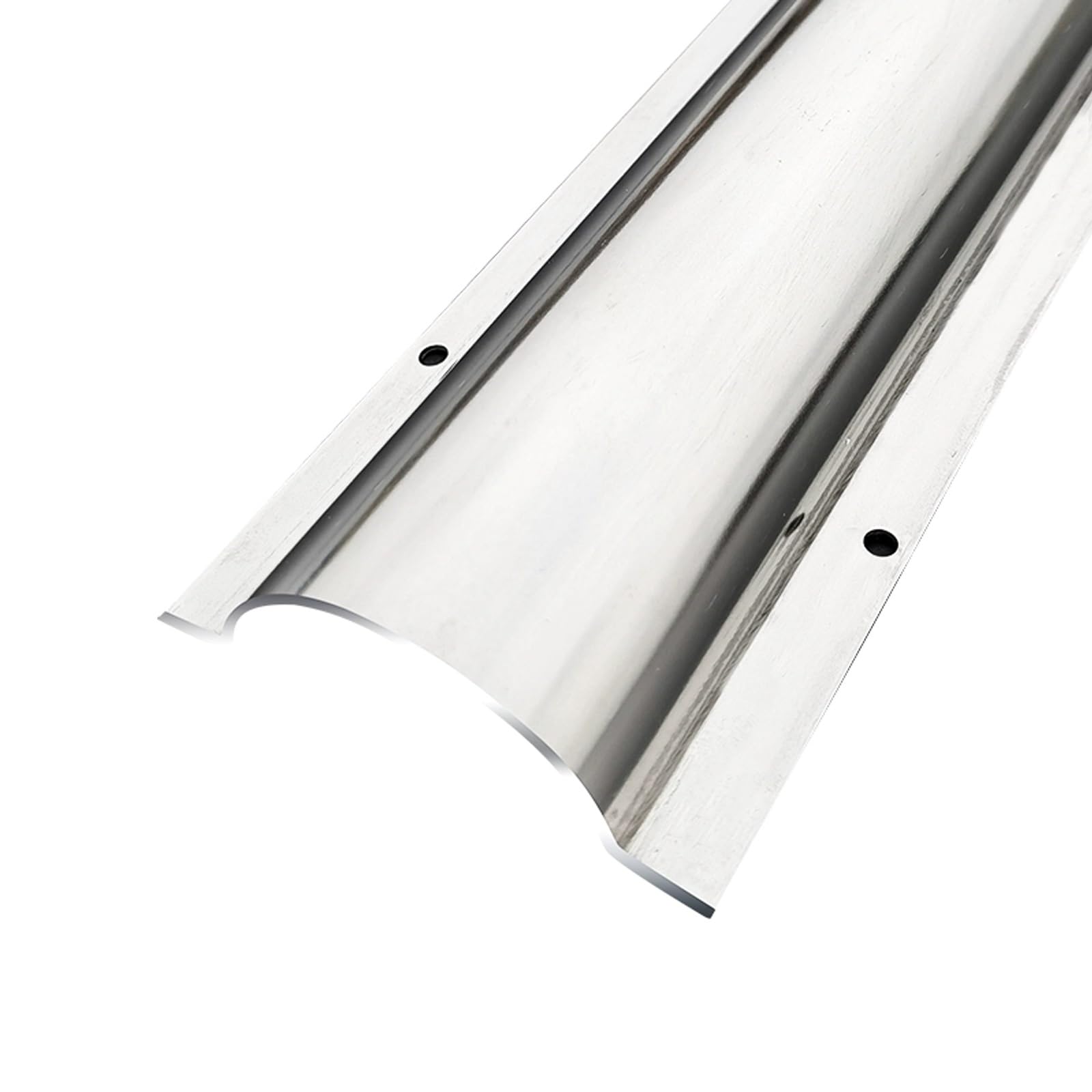 YLLSMGS 39in Stainless Steel Cable Protector Metal Floor Cable Cover Silver Decorative Invisible Trough for Office Home Workshop(115 * 36.8mm/4.52 * 1.45in)