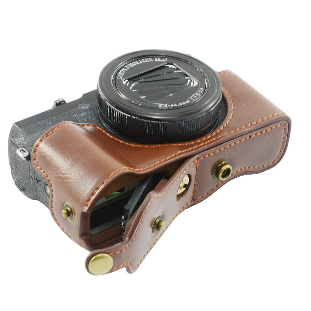 Amazon.co.jp: FIRST2SAVVV ダークブラウン キヤノン Canon PowerShot