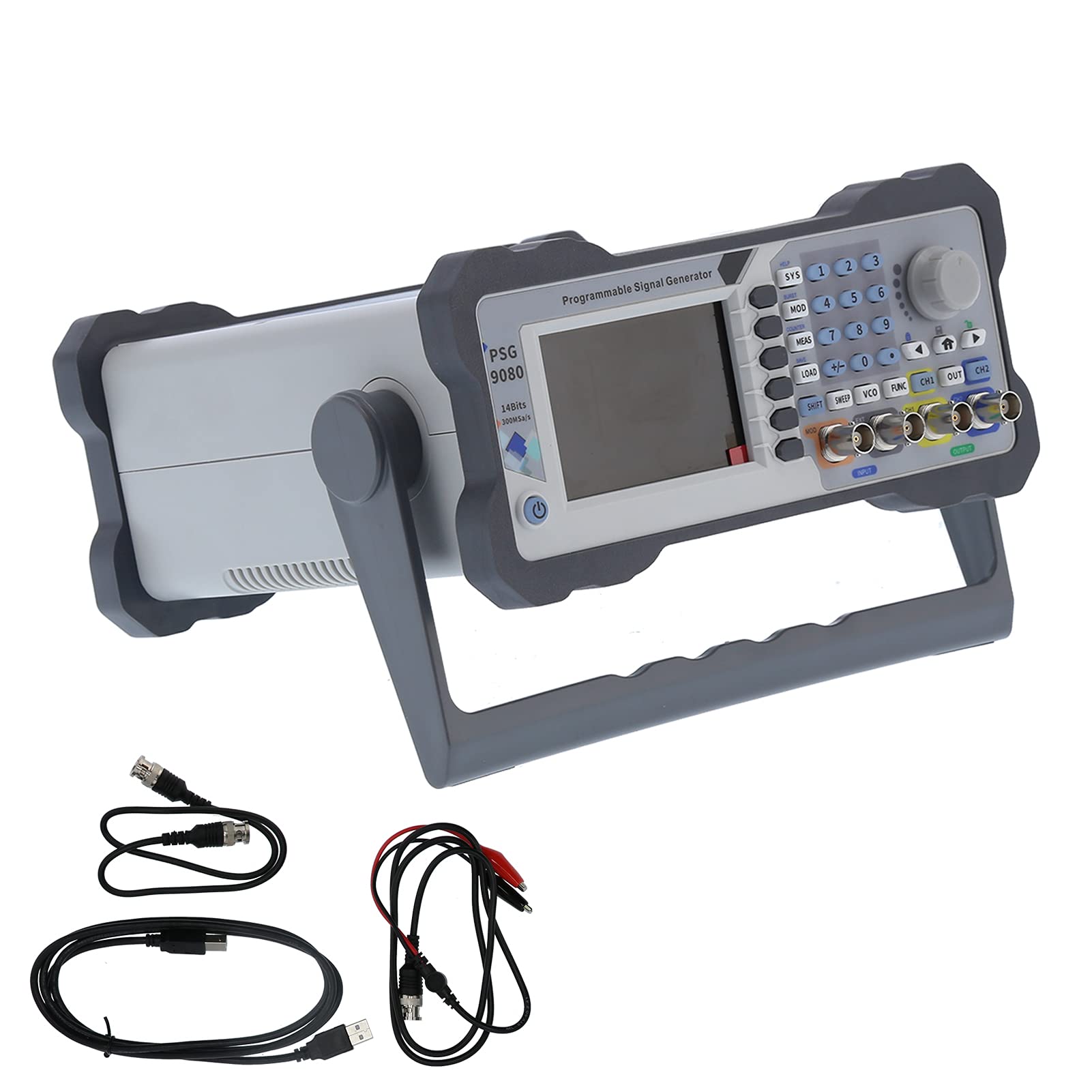 Fafeicy DDS Zweikanal-Arbiträrwellenform-Signalgenerator, 2CH 80MHz