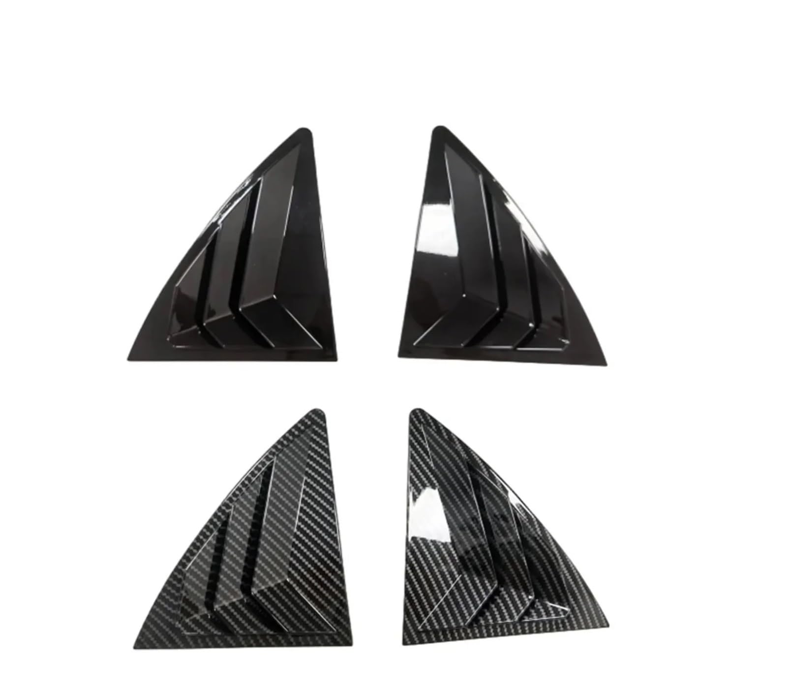 Spoiler Migawki Tylnej Szyby Pasuje do Toyoty Corolli 2007-2013, naklejki na tylną żaluzję, boczną osłonę okna, wlot powietrza ABS(Carbon)