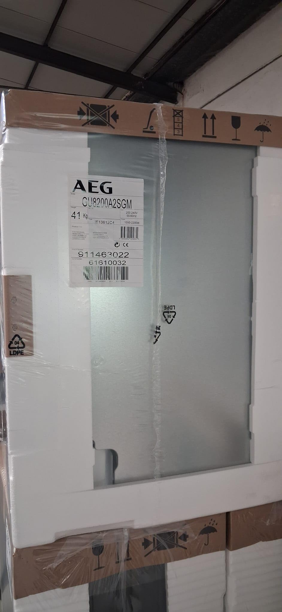 AEG GU8200A2SGM Zmywarka, 14 okładek, klasa 8000, częściowo zintegrowana, 60 cm, 40 dB, WIFI
