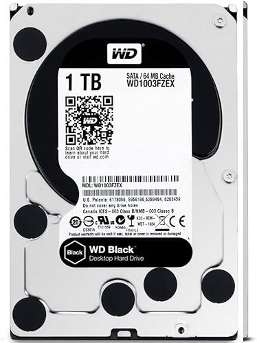 WD Unidad de disco duro para computadora de escritorio de rendimiento de 500 GB negro, Negro