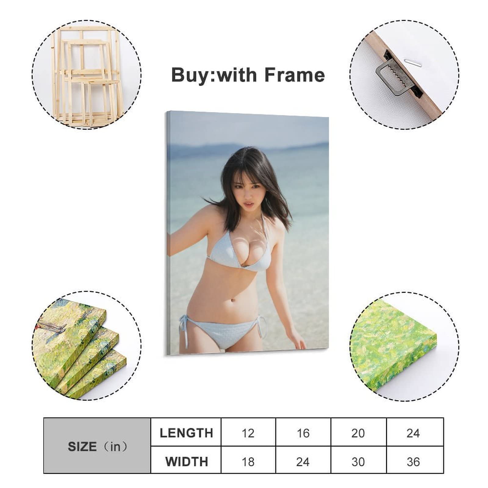 Amazon.co.jp: 沢口愛華 ポスター装飾画写真9 キャンバスアート