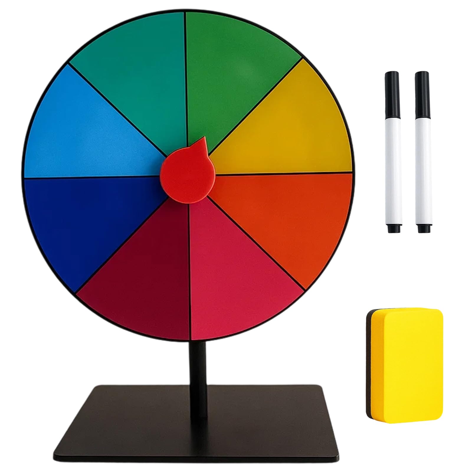 4-Piece Set Spin The Wheel, Spinning Wheel, Spin Wheel, Spinner Top Roulette Wheel With Marker Pen, Tabletop Roulette Spinnings Wheel With Screwdriver, Spinnings Game Wheel For Discount Carnival Party