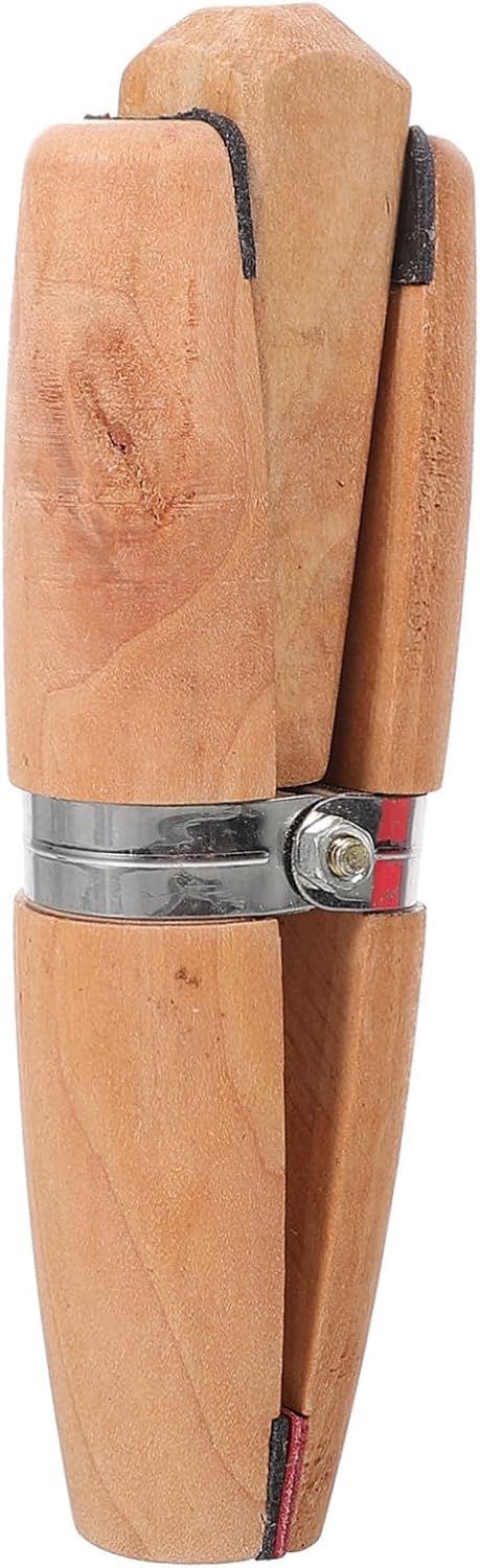 Lurrose 4pcs Ring Mandrel Pliers for Jewelry Making Ring Clamp Setting Clamp Engraving Repair Tool Wooden Jewelry Making Vise for Diy